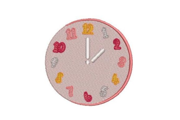 Abstract Clock Embroidery Review for Boutique Sweatshirts