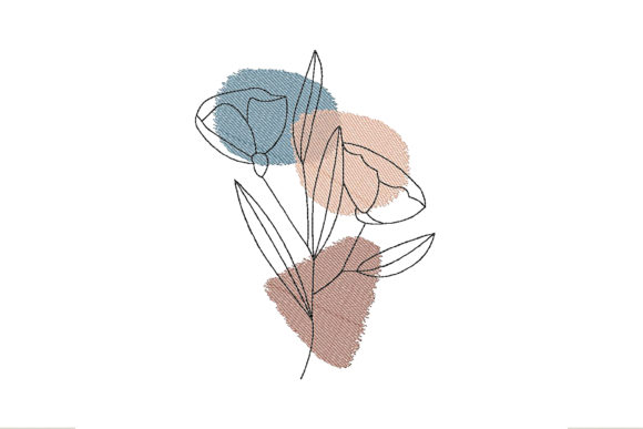 Abstract Poppy Embroidery Design Review