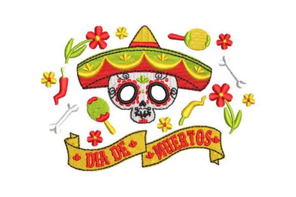 Day of the Dead Skull Embroidery Review