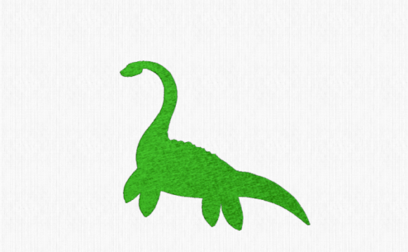 Dinosaur Monster Silhouette Embroidery Review