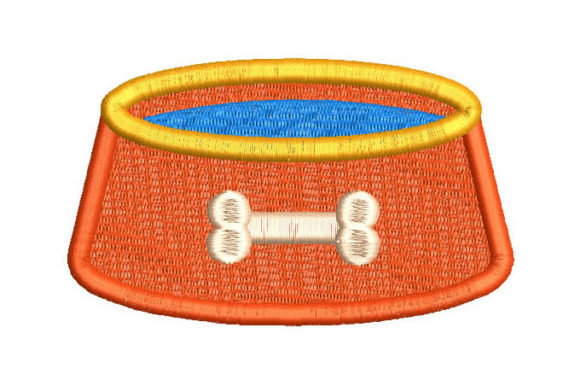 Dog Food Dish Embroidery Review