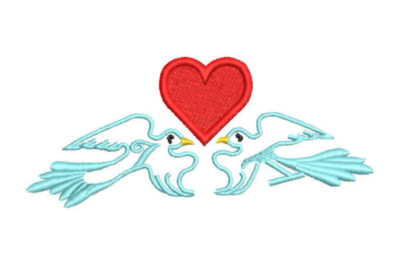 Doves with a Heart Embroidery Review