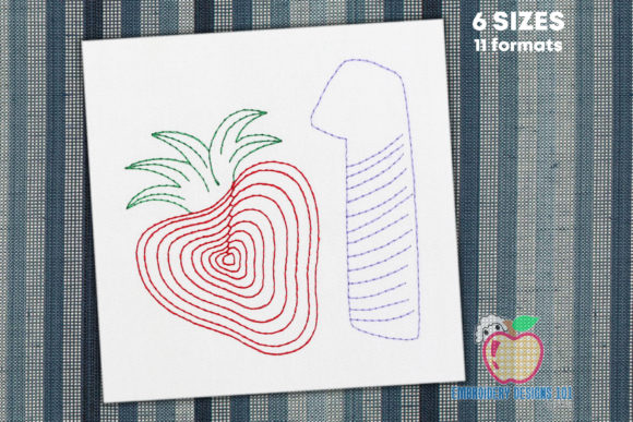 First Birthday with Strawberry Embroidery Review