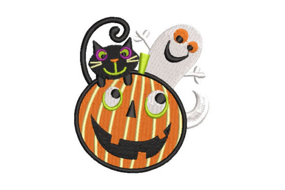 Halloween Ghost Pumpkin Embroidery Review