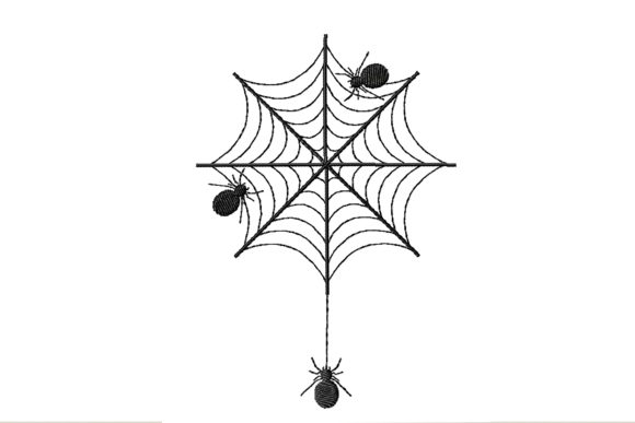 Halloween Spider and Web Embroidery Review