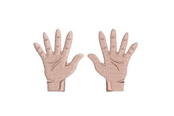 Hands with Fingers Open Embroidery Review