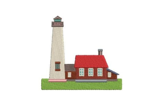 Lighthouse with a Keepers House Embroidery Review