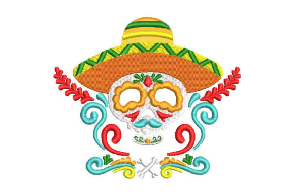 Mexican Catrina Skull Embroidery Review