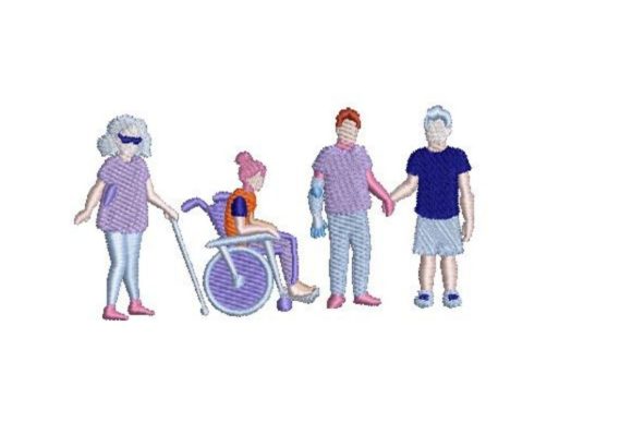 People with a Range of Disabilities Embroidery Review