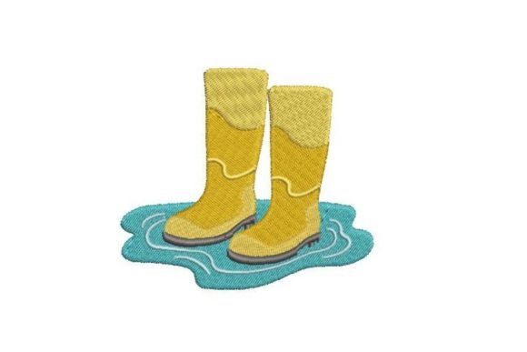 Rainboots Embroidery Design Review