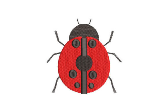 Red Ladybug Embroidery Design Review for Etsy Sellers